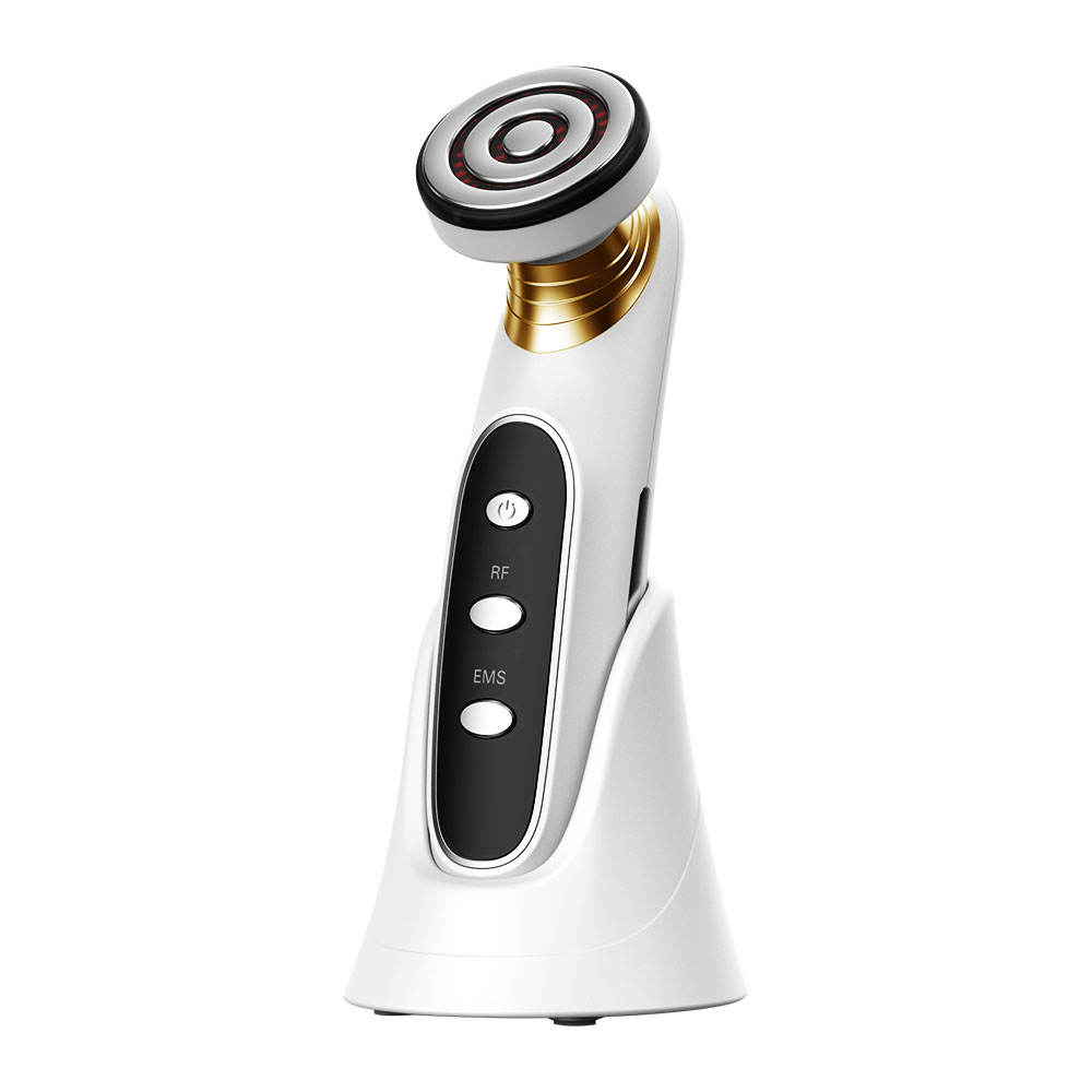 Handheld Anti-Wrinkle Three-Color Red Light Facial Lifting Massager, LED Beauty Device