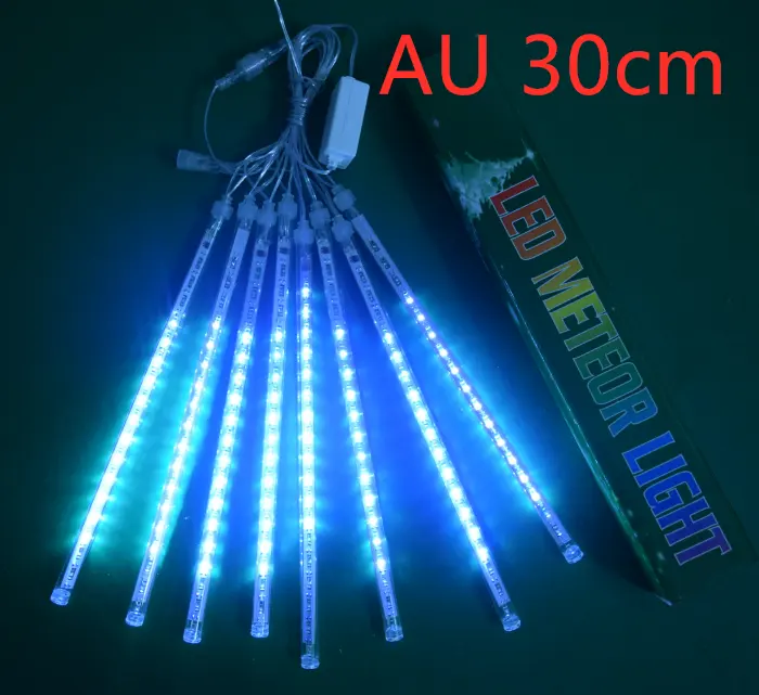 Wasserdichte LED Meteorschauer Regen Lichter 30 cm