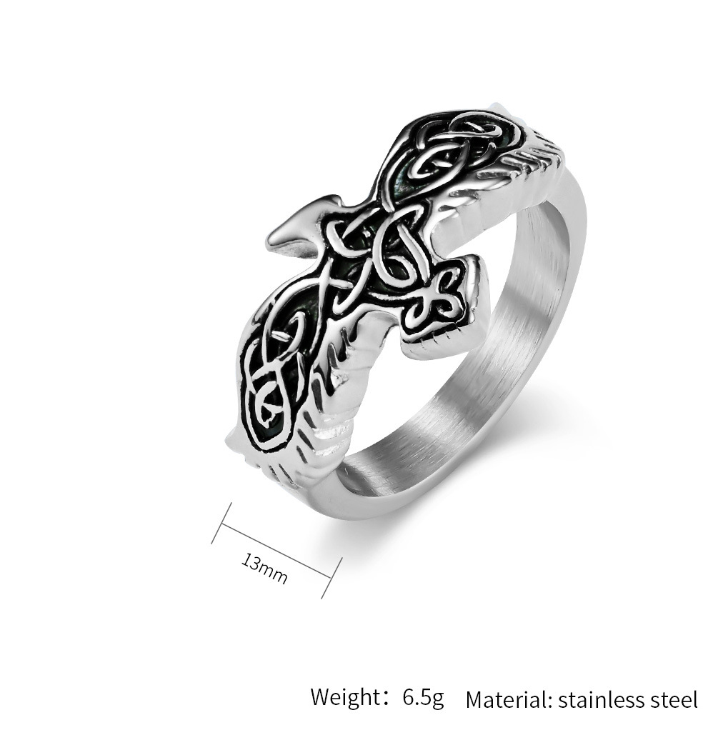 Title 4, Nordic Wind Celtic Eternal Knot Eagle Titanium ...