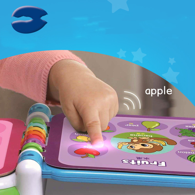 Touch book early childhood education music story bilingual