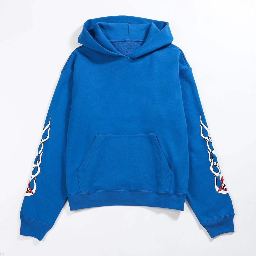 Title 5, Blauer Little Ghost Hoodie Herren-Trendpullover