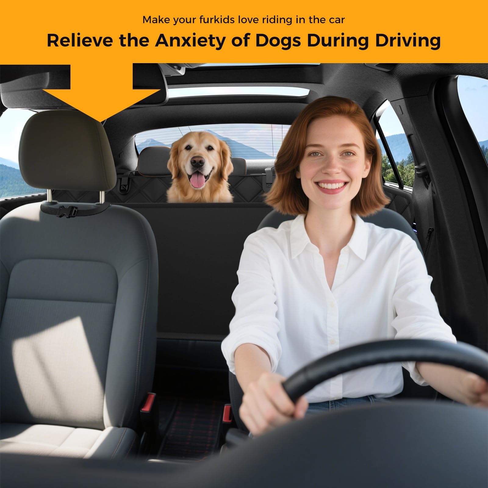 Waterproof Dog Car Seat Cover