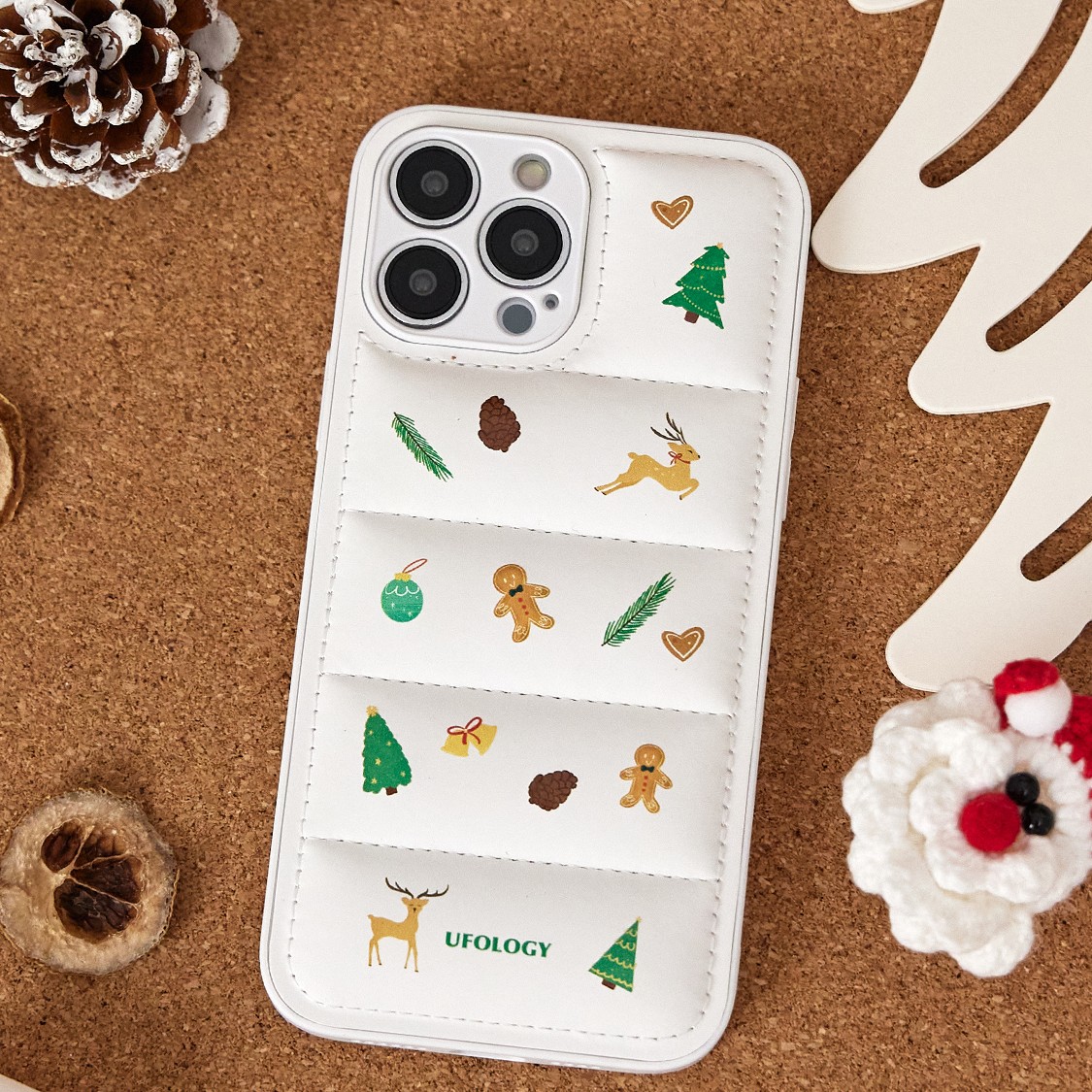 Original Christmas Gingerbread Man Down Phone Case - Image 4