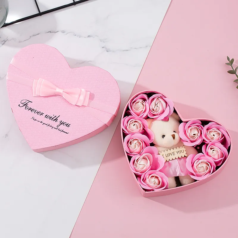 Heart-shaped Rose Red Gift Box New Year Christmas Gift Box Valentine's Day Christmas Gift Mother's Day Birthday Gift – image 6