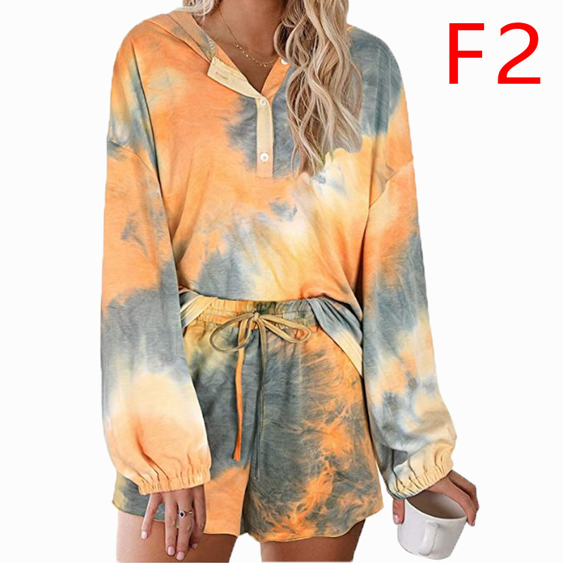 Breathable Long-sleeved Fungus Edge Home Clothes Two-piece Suit