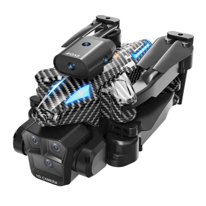 C10 Black - Triple Camera - Dual Electric Drone-BLACK