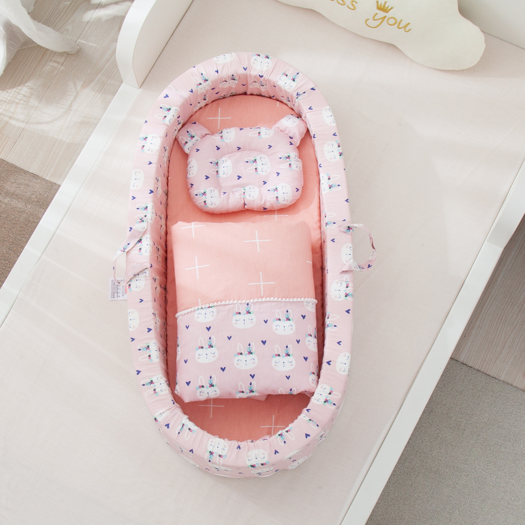 Septal Pad Crib Middle Bed Removable Circumference Anti-pressure High Edge - 15