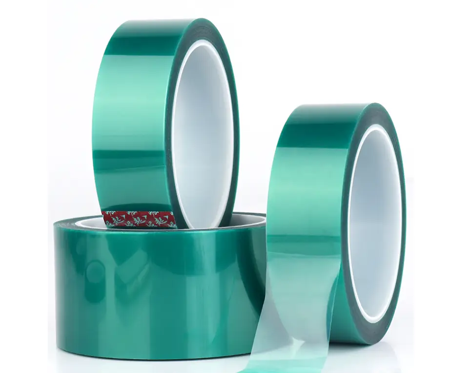 Green PET Film Tape High Temperature Heat Resistant PCB Solder SMT Plating Shield Insulation Protection