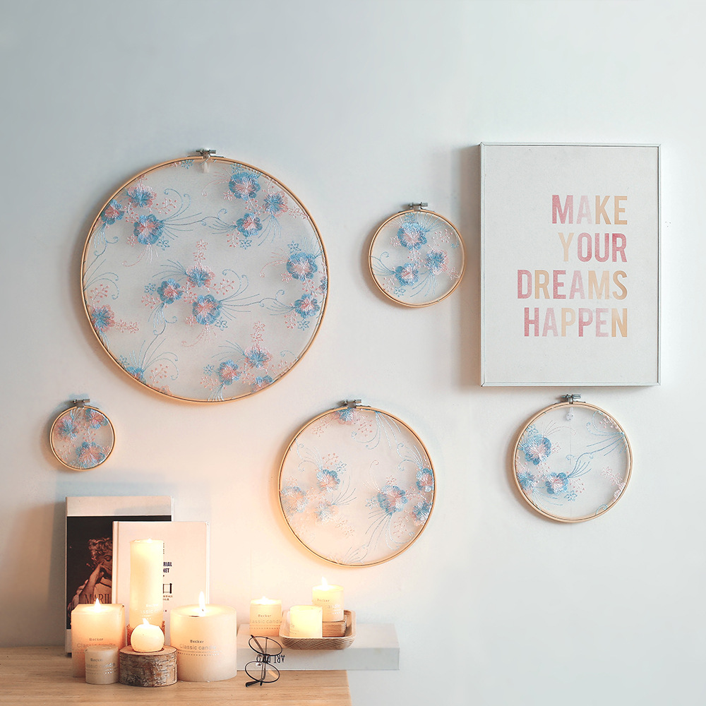 Chinese Style Bamboo Embroidery Stretch Ornaments — image 1
