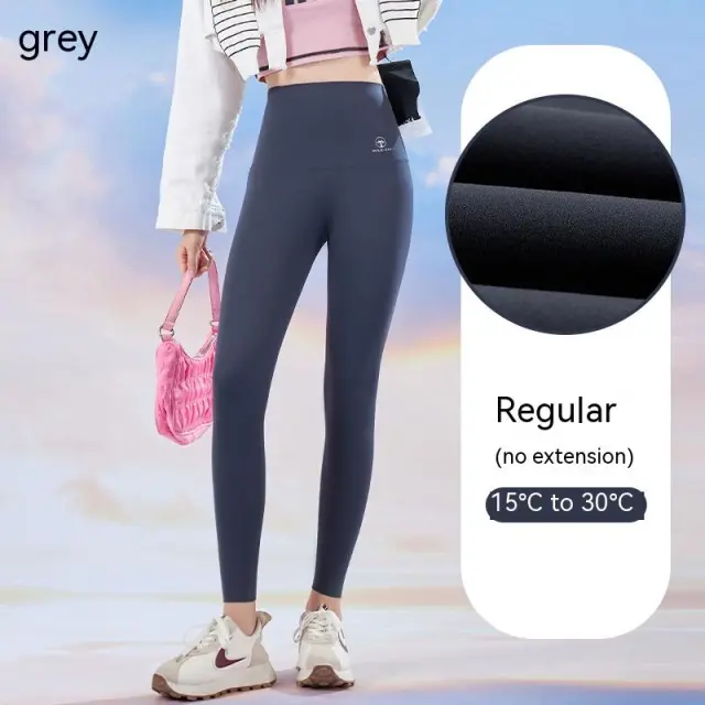 No Embarrassment Line Thin Velvet Weight Loss Pants Gray Without Velvet - Shop at LoveMi