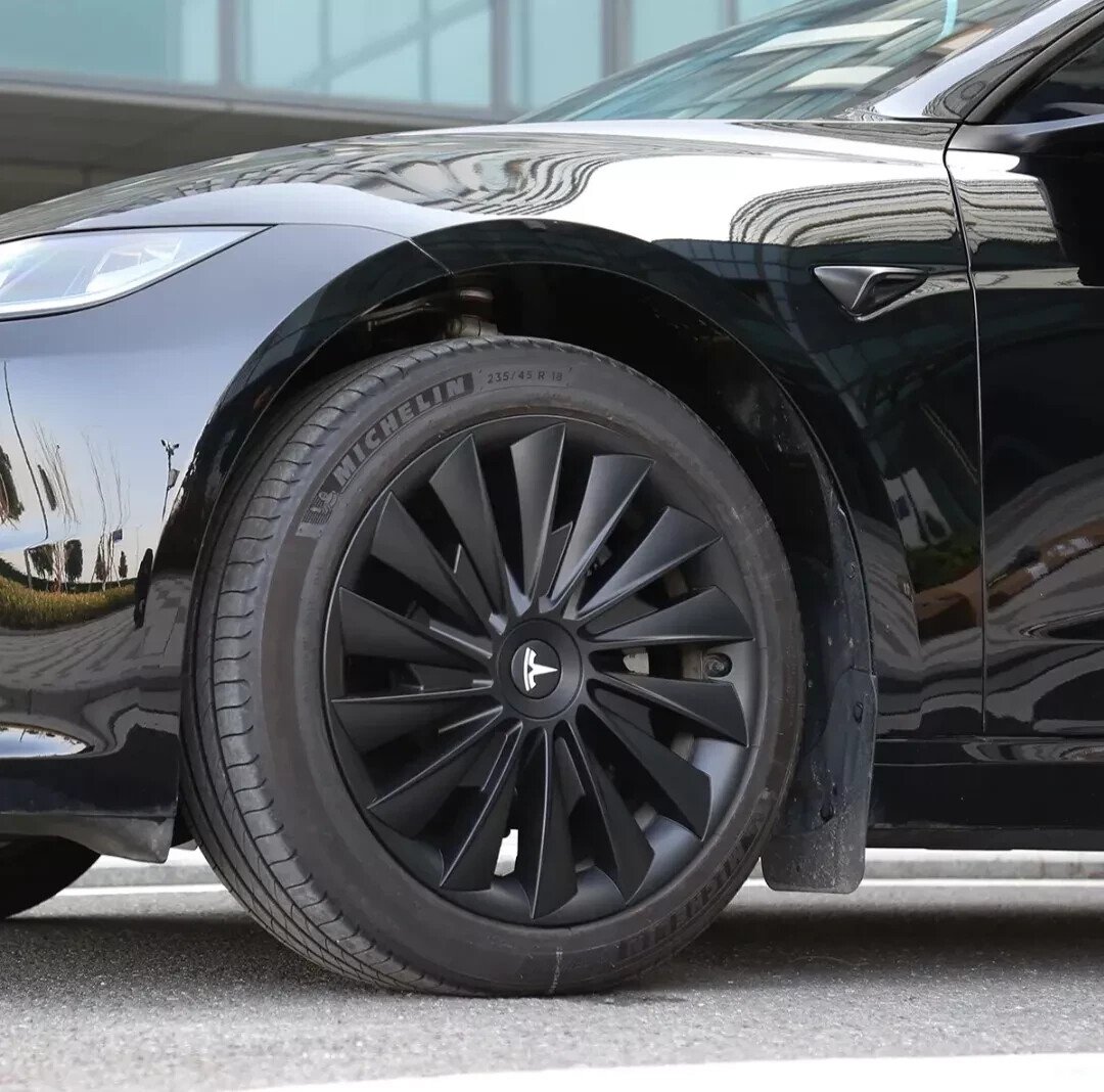 For tesla model y 4 x 19 inch wheel covers included l ogo