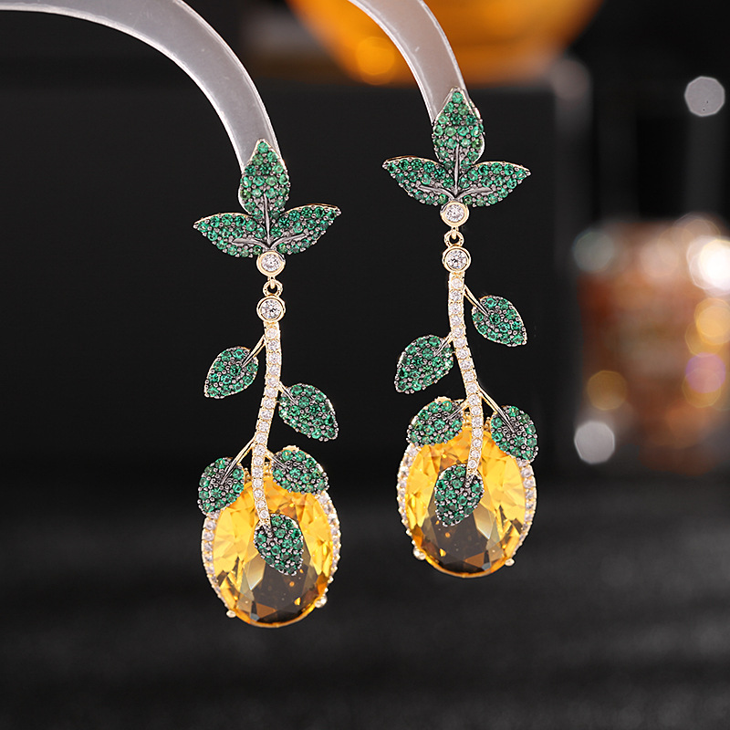 Exaggerated Earrings Female 925 Silver Needle Jewelry