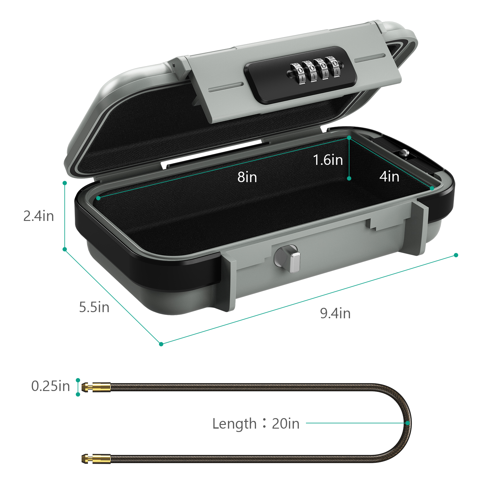 Title 6, Portable Removable Password Storage Box