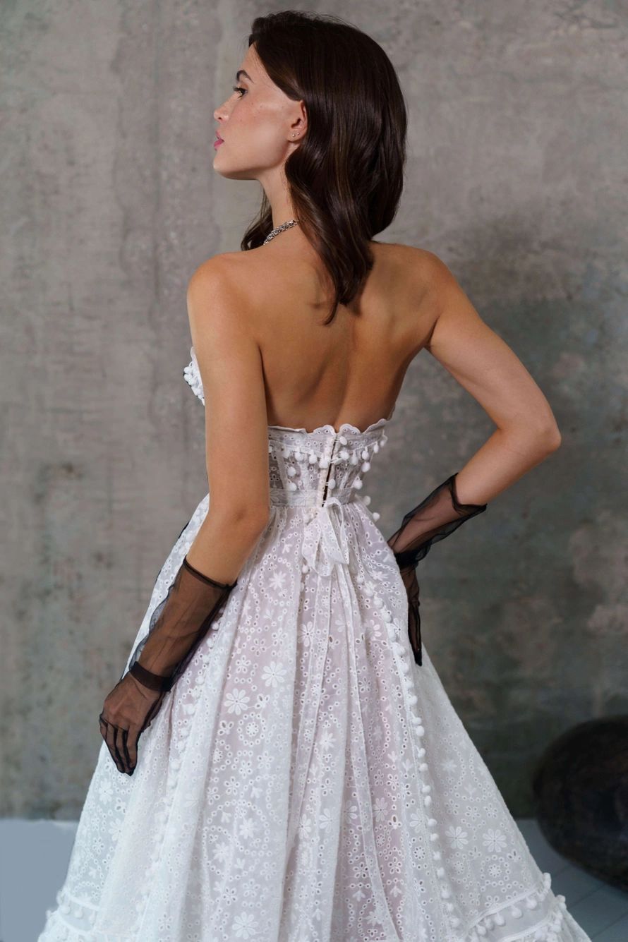 Lace Tube Top Swing Dress, picture 3 of 5
