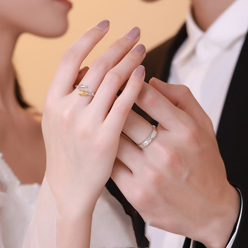 Sterling Silver Couple Rings For A Niche Pair