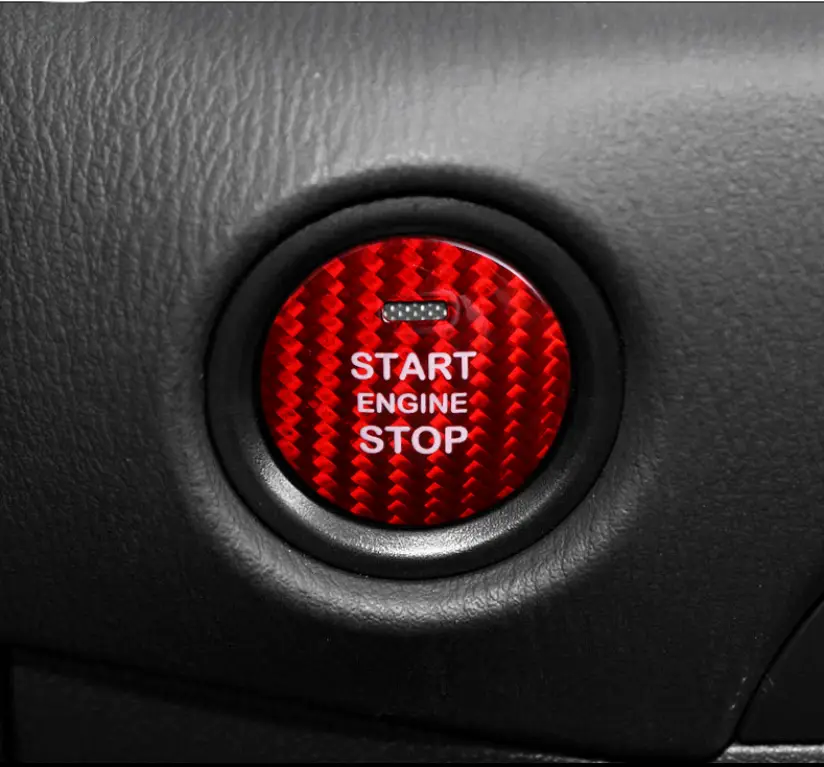 One-click Start Modification Button Decoration Sticker