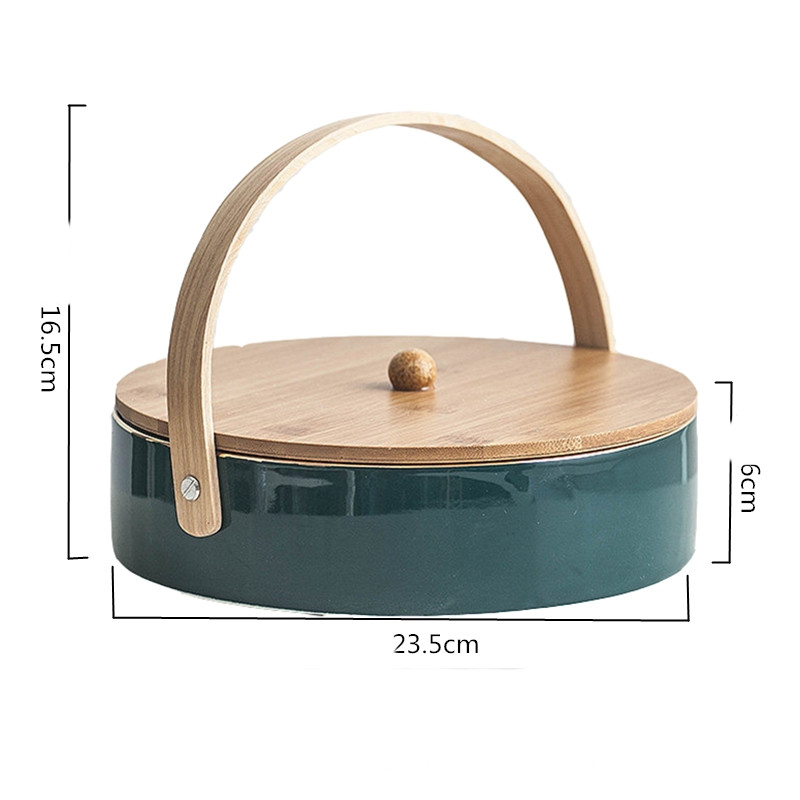 Title 5, Household Minimalist Compartment With Lid Fruit...