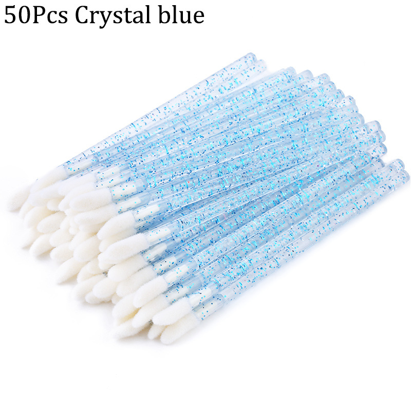 Title 1, 50 Pcs Disposable Lip Brush Eyelash Brushes Cry...