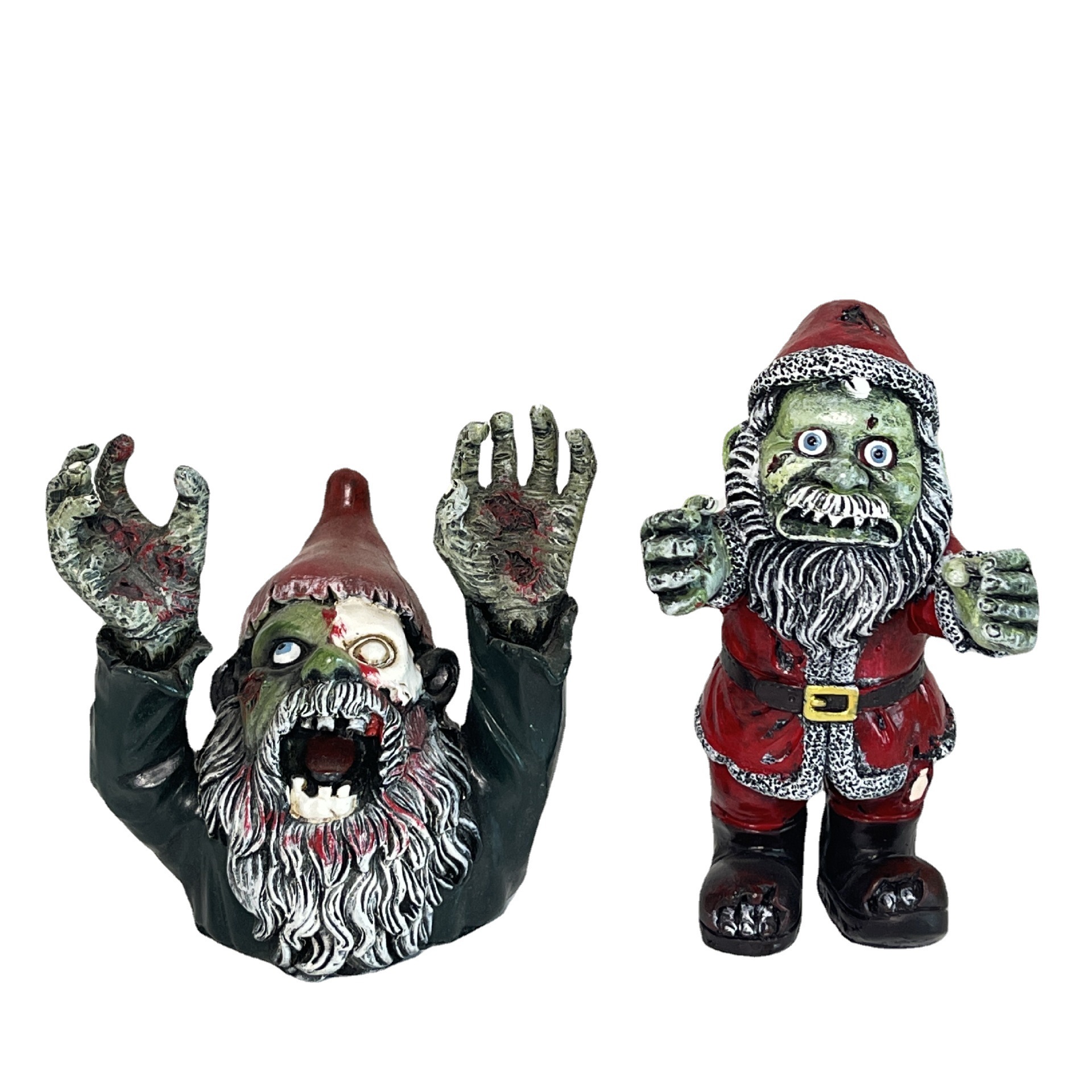 Zombie Gothic Resin Craft Ornament (Half body raised hand