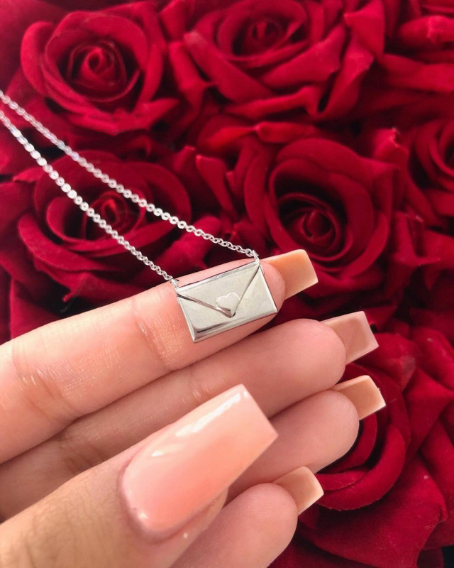 Fashion Envelope Love Letter Women's Necklace