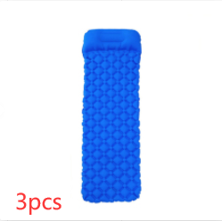 3PCS Blue with pillow