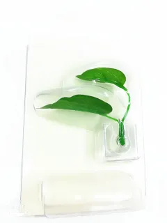 Aquarium Fish Tank Pet Decoration Landscaping Simulation Leaf Rest Leaf Ornamental Leaf - Style1 - View 1