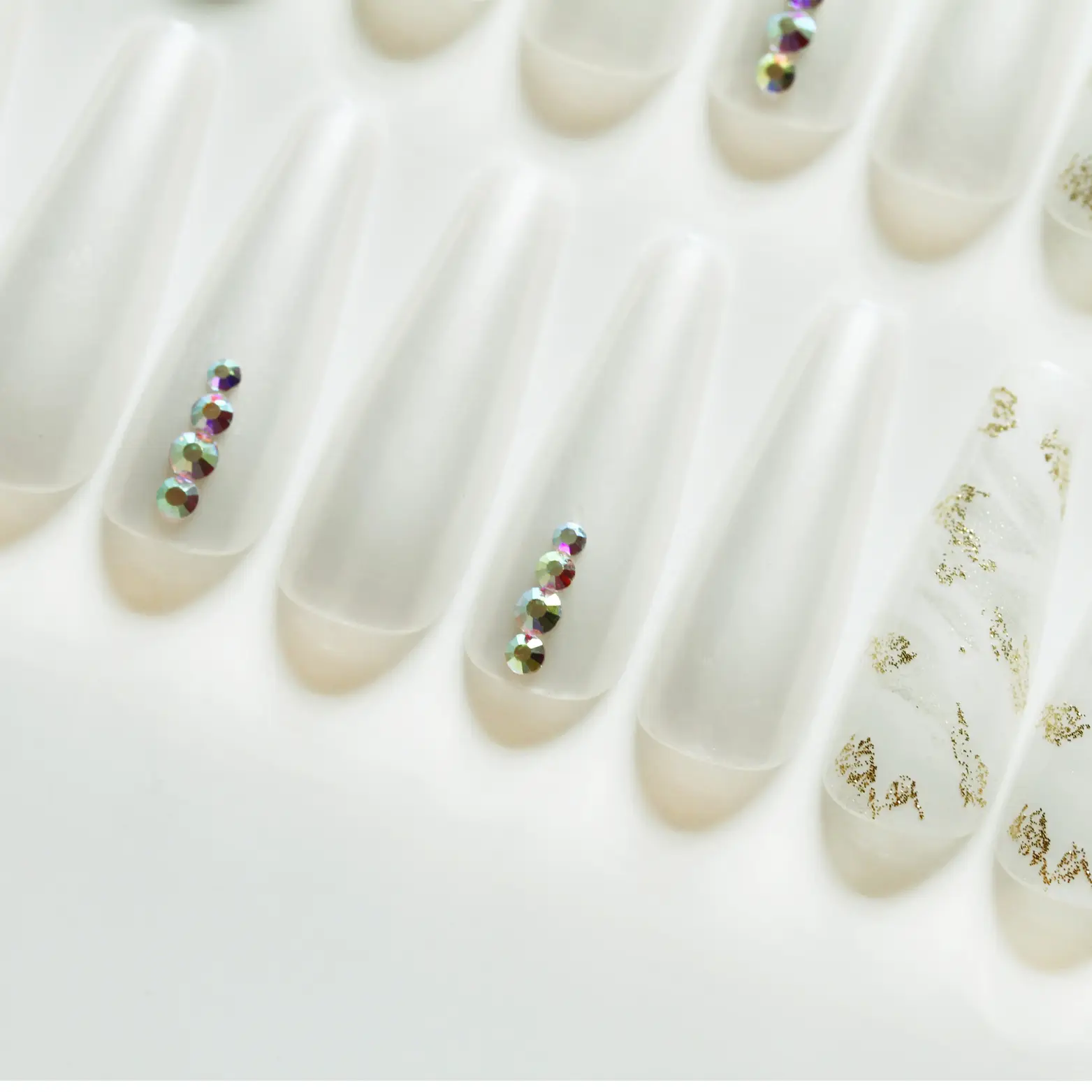 Finished Nail Beauty Long Ballet Nail Stickers 30 Pieces Delivery Tool For Free