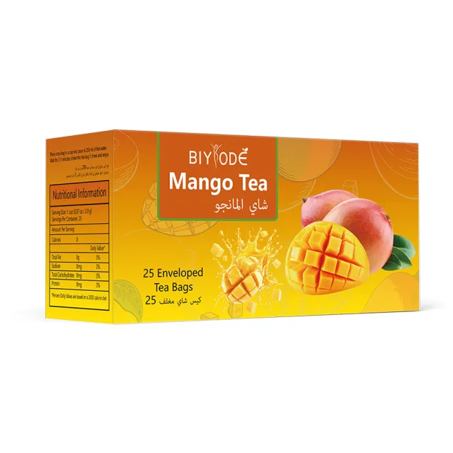 Private Label Mango Tea Bag Herbal Supplement Supply Antioxidant Polyphenols Improve Digestion Maintain Energy Customized - Shop at LoveMi