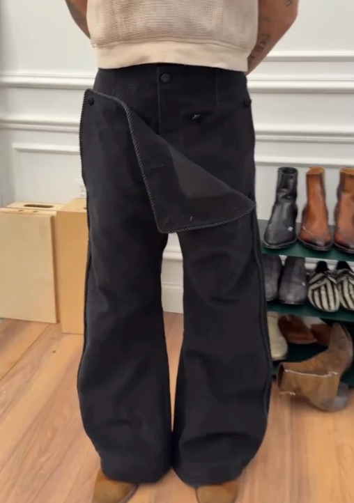 Men's Fashion Open-crotch Flared Pants