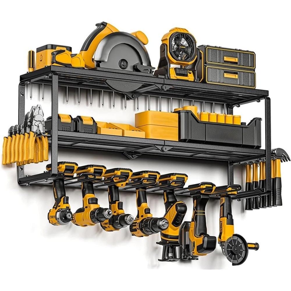 Power Tool Storage Wall Workshop Garage Organiser Drill Hold Impact Driver Rack — image 2