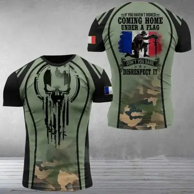 Men's Fashion Casual Printing Short-sleeved T-shirt