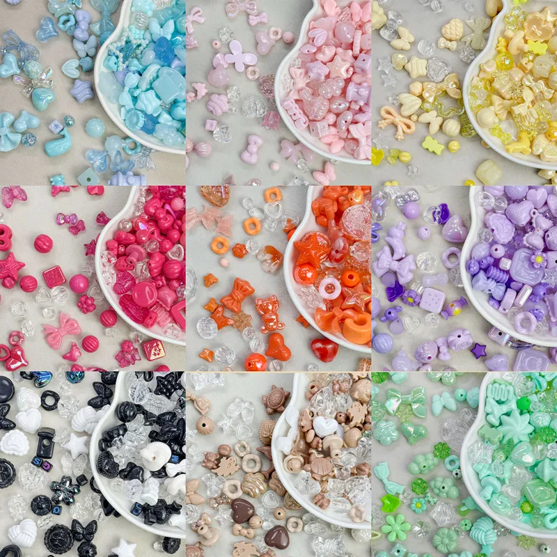 Random Mix Acrylic Beads Assortment