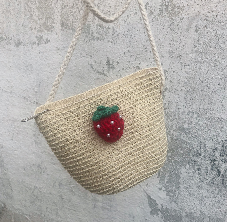 Beige Strawberry Knit