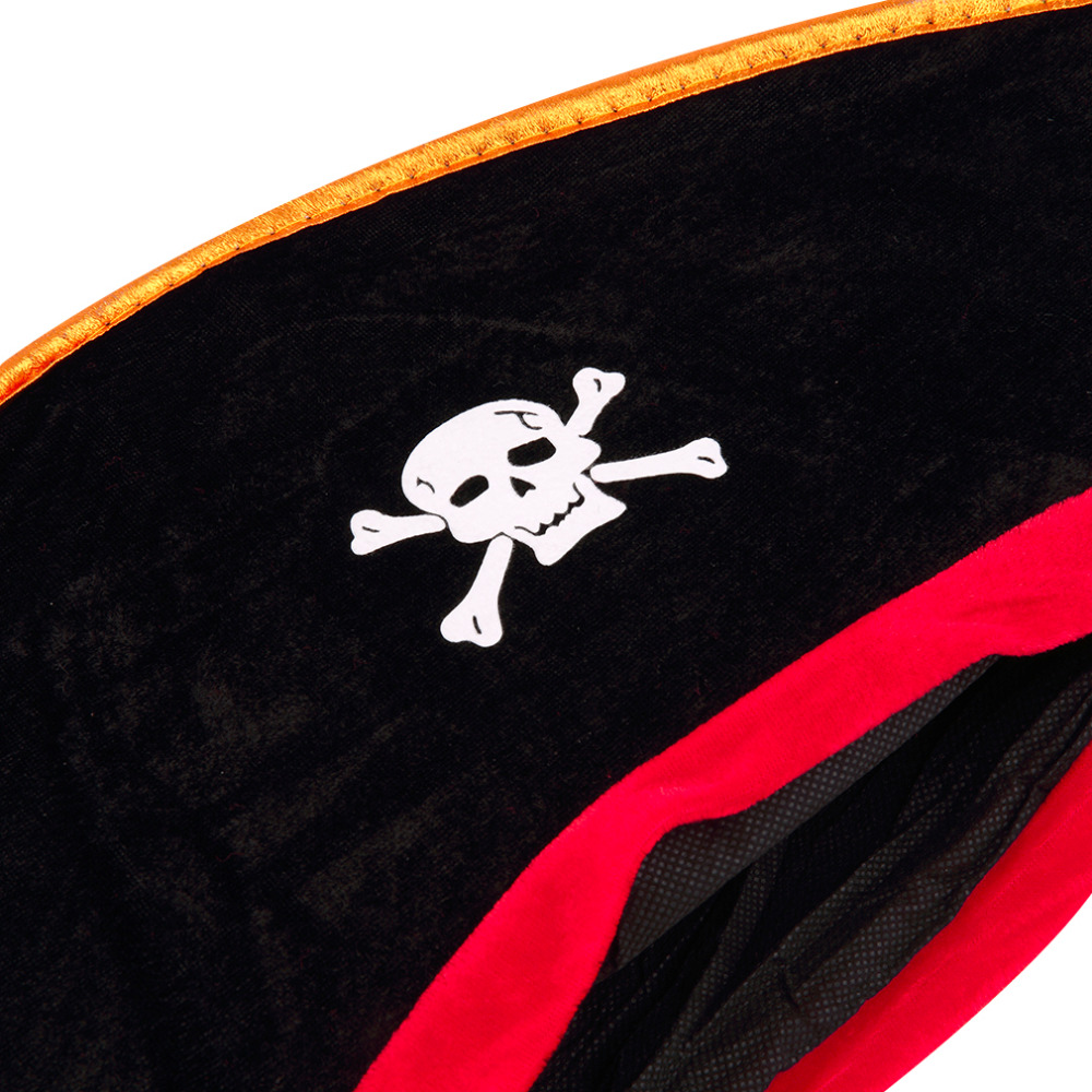 Title 3, Halloween Pirate Hat Skull Print Adult Kids Pir...