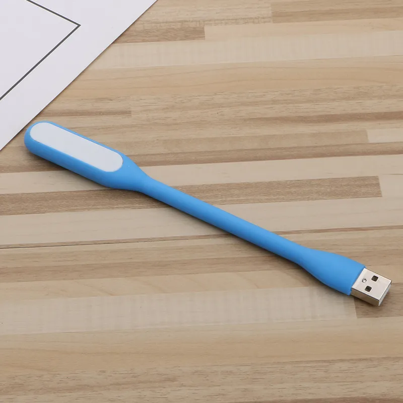 Creative Bendable Mini USB Charging Treasure Night Light Laptop Portable USB Light Eye Protection Light Reading Light 1pc Random Color