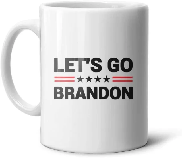 Let's Go Brandon Ceramic Coffee Mark Cup Tea Water Cup English - Shop at LoveMi