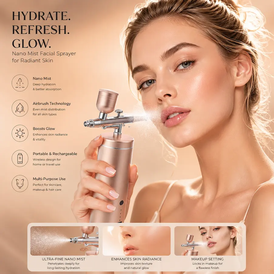 Facial Lift, Tattoo Nano Mist Sprayer, Oxygen