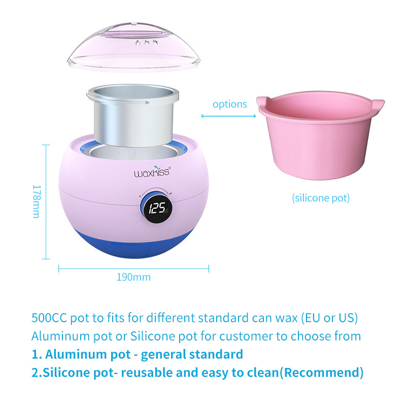 Heated Bottom With Lamp Hair Removal Wax Melting Machine