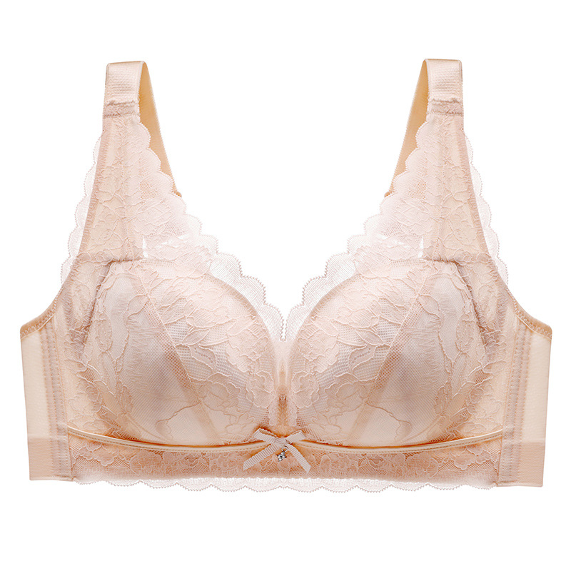 Title 5, No Steel Ring Sexy Ultra-thin Gather-up Breast Bra