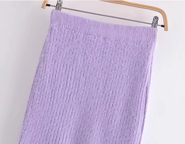 European Style Mohair Clash-colored Jewelry Pocket - Image 5