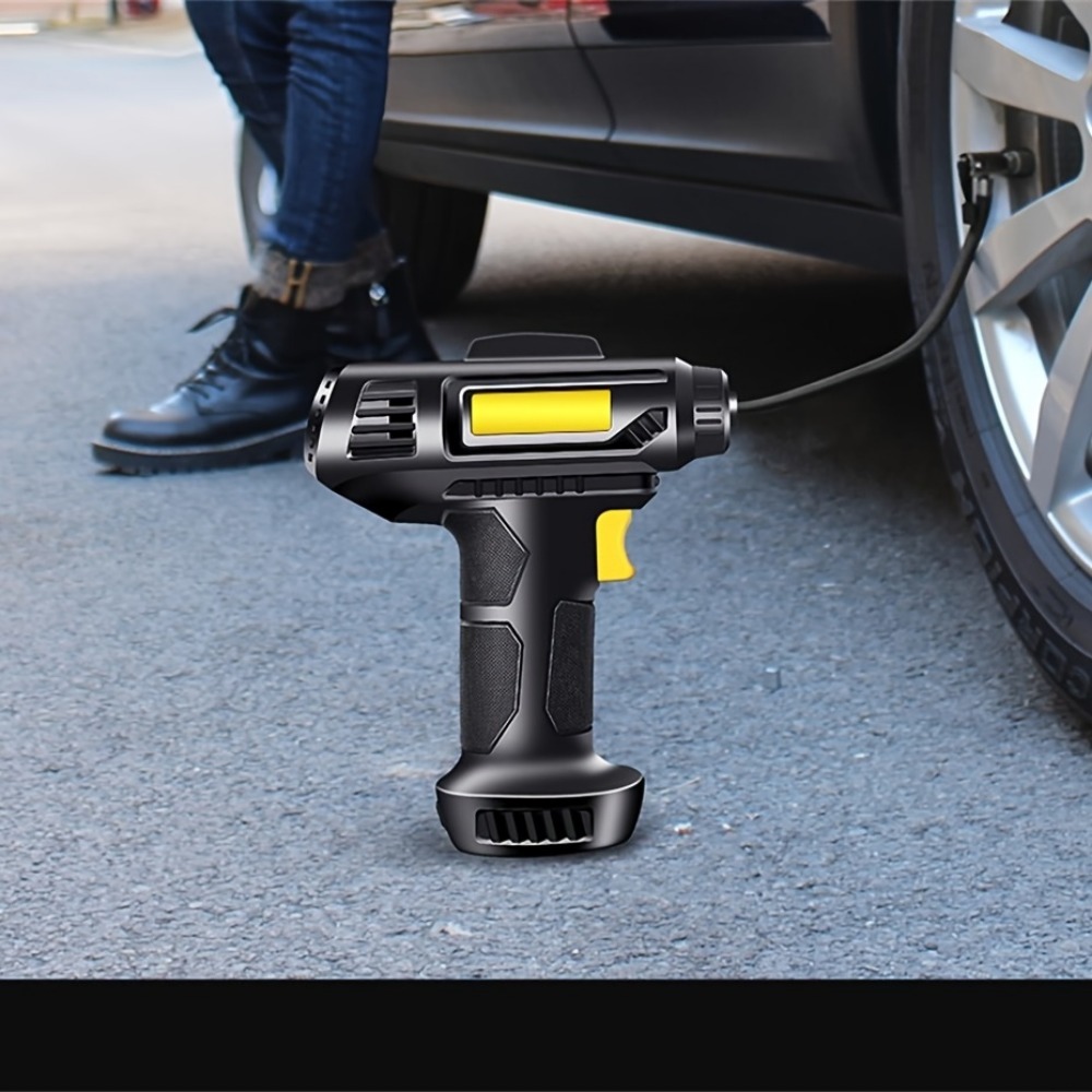 Car Tire Inflator Wireless Intelligent Digital Display Portable Handheld Car Inflator Bicycle — foto 3