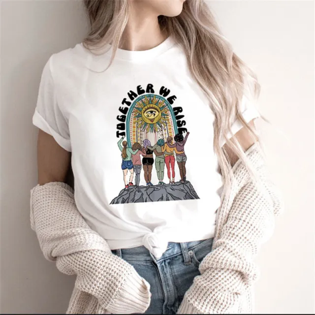 Fashion Moon Retro Gothic Print T shirt Women White15 - Shop at LoveMi