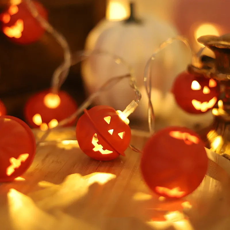 New Led Halloween Lights String Ghost Festival Pumpkin Decorative – image 2