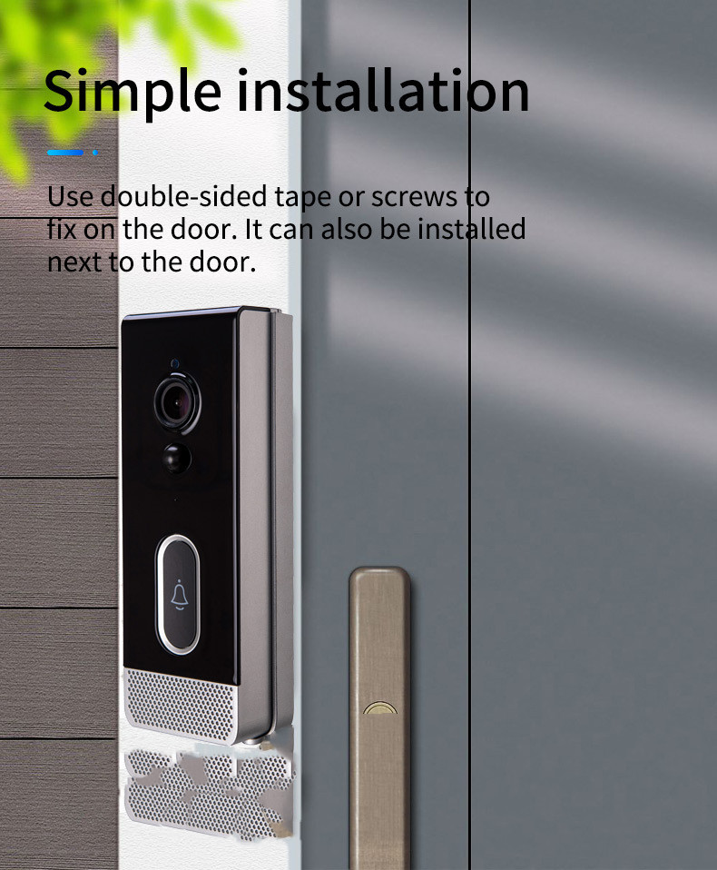 DB205 Smart Visual Doorbell Mobile Real-time Push