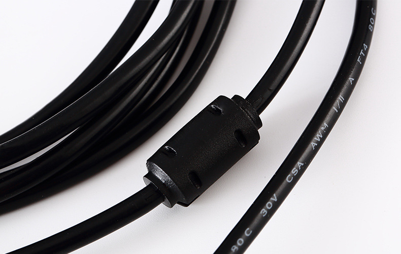 Black AF2.0usb Data Extension Cable With Copper Core