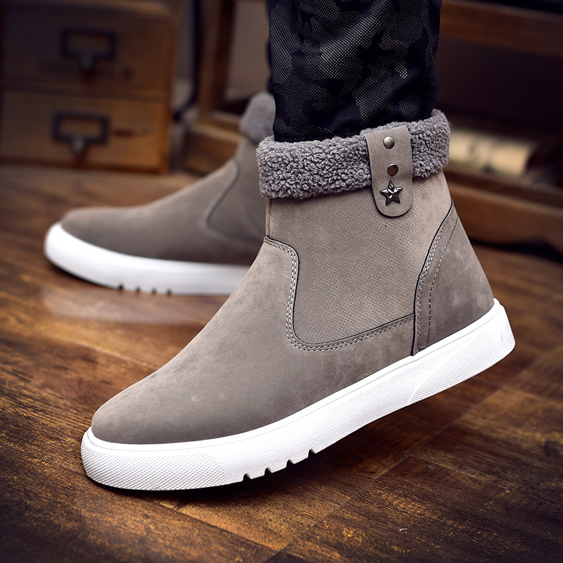 Title 8, Botas de neve masculinas quentes de inverno com...