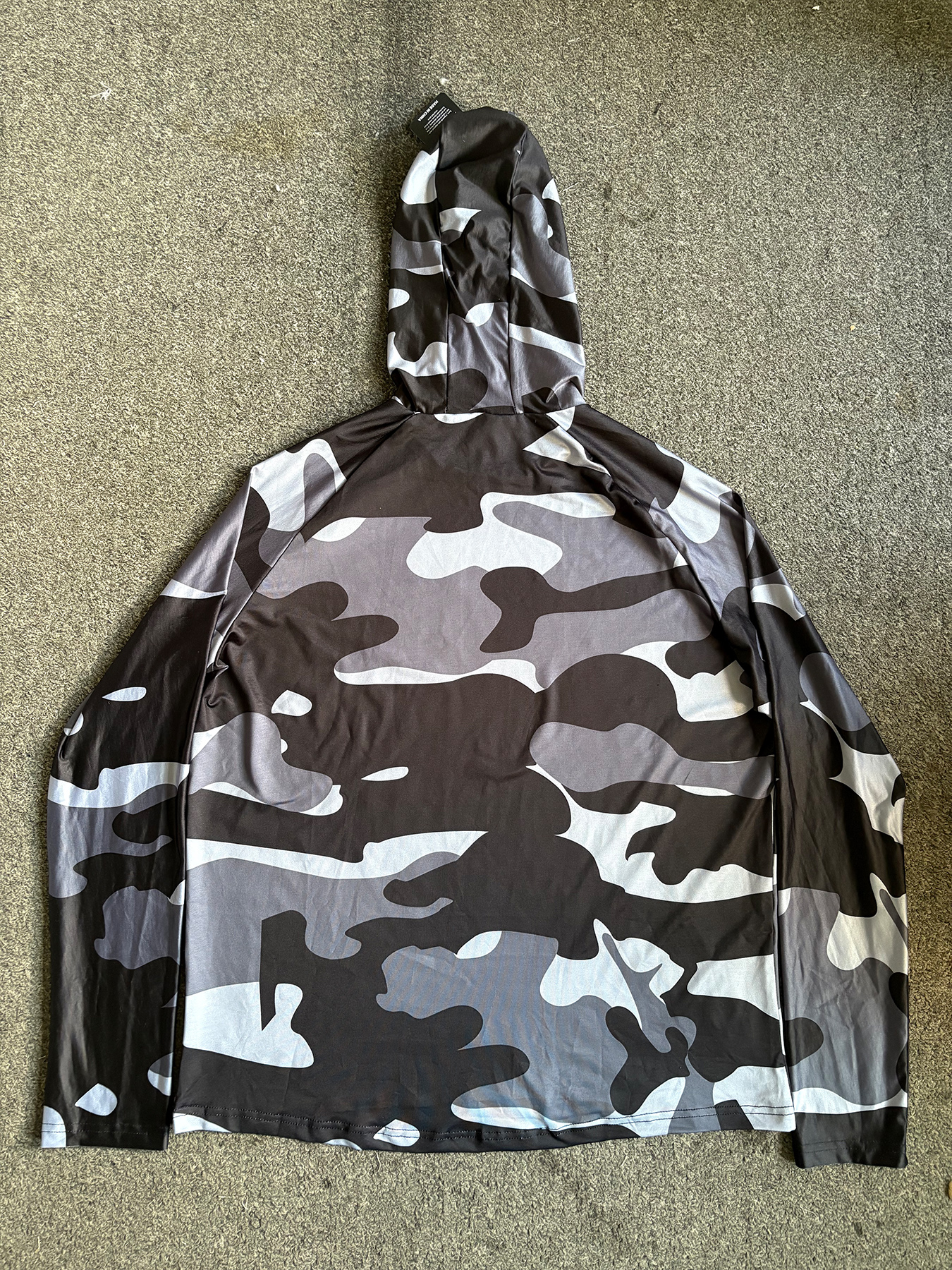 Fishing Hoodie Face Mask Neck Cover Sailing Shirt Summer Men Long Sleeve Sun Protection Hunting Jersey Camisa De Pesca Performance Fish Gear Beach Tops Wear Climbing Uniform - Image 4