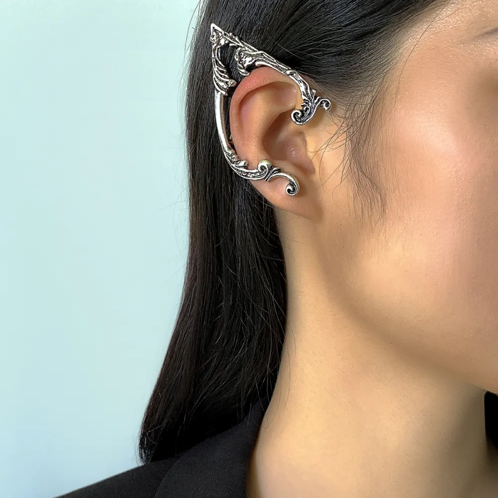Punk Fairy Ear Cuff Earring Dark Elf Ear Clip