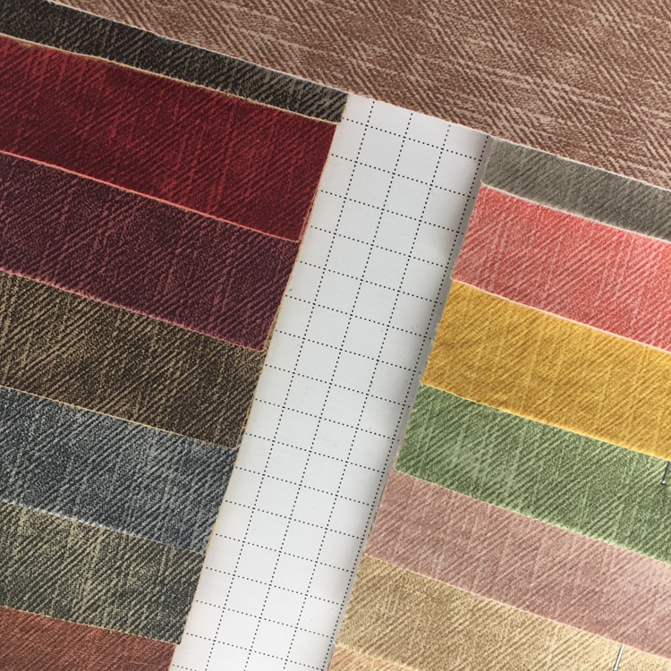 Reverse Microfiber Denim Leather Fabric