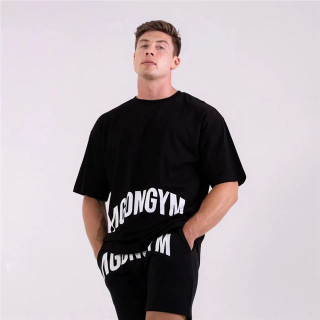 Loose Casual T-shirt Men Cotton Short Sve Shirt